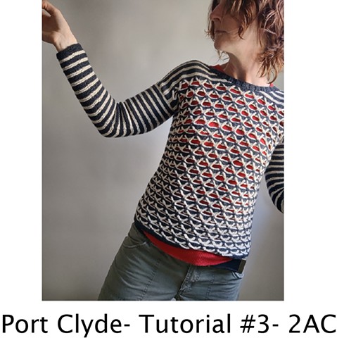 Jennifer Brou Port Clyde hand knit