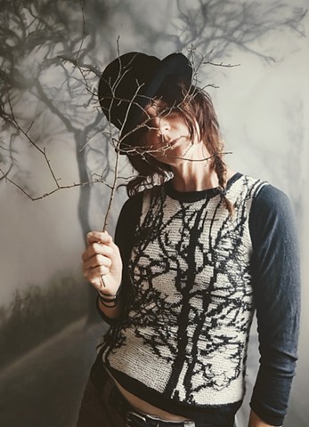 Jennifer Brou Wild Oak Knit design trees