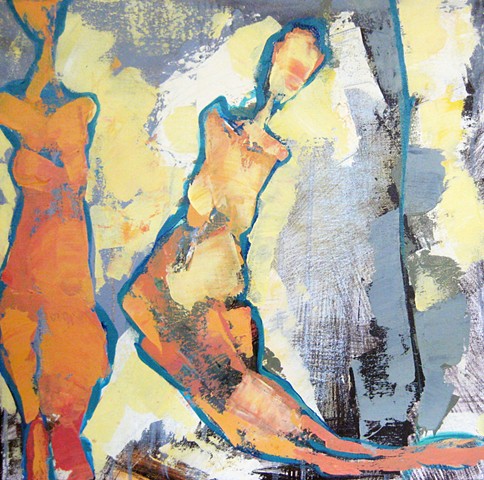abstract figurative female forms