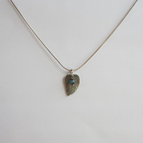 Silver Leaf necklace