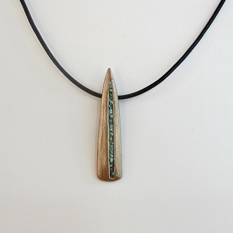 Bronze and Turquoise necklace
