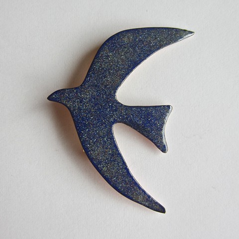 Blue Bird pin