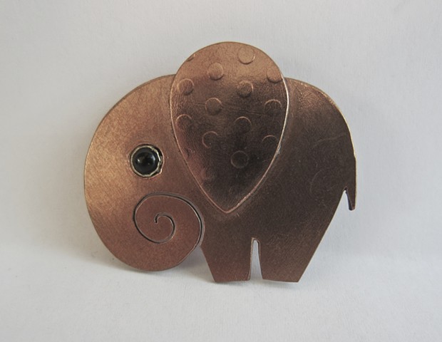 Elephant pin