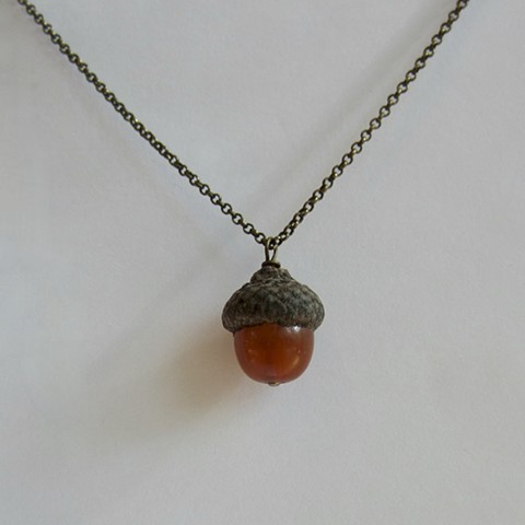 Acorn necklace