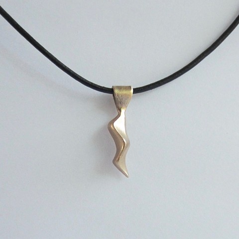 Bronze Wave necklace