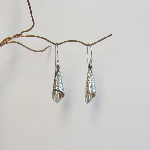 Silver Cones earrings