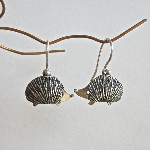 PMC earrings, inspired by nature