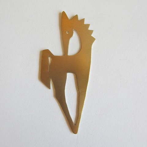 Golden Horse pin