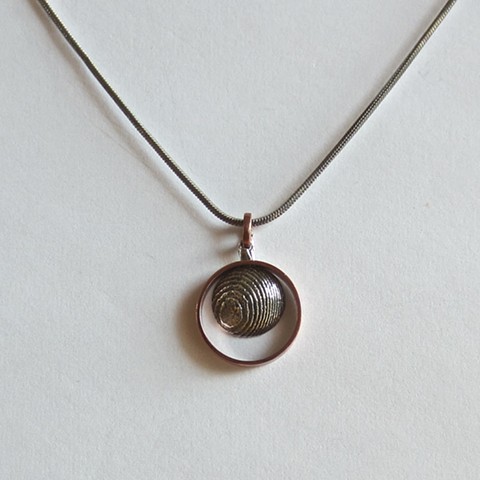Copper and Silver necklace