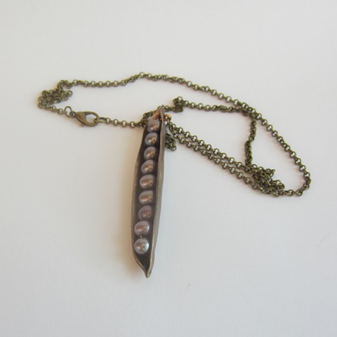 Peas in a Pod necklace