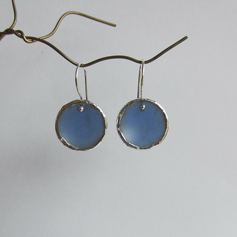 Concave Sea Glass earrings