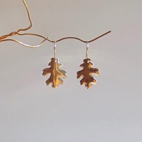 Golden Oak earrings