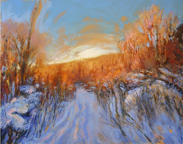 painterly abstract landscape hartley marin dove winter snow 