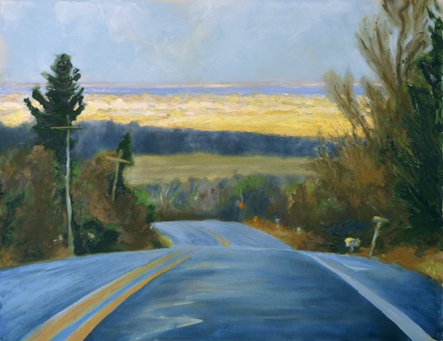 painterly abstract landscape hartley marin dove New York sweet road