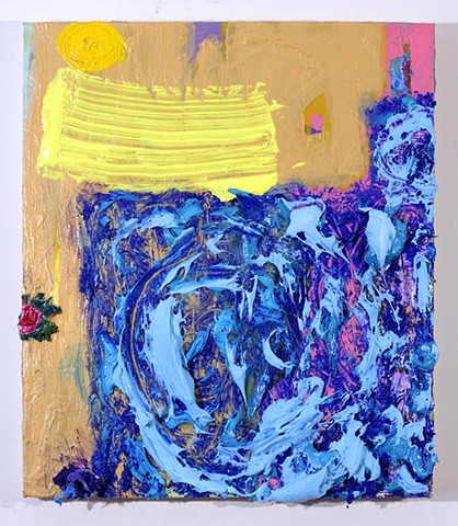 abstract non objective acrylic color field new york carve out