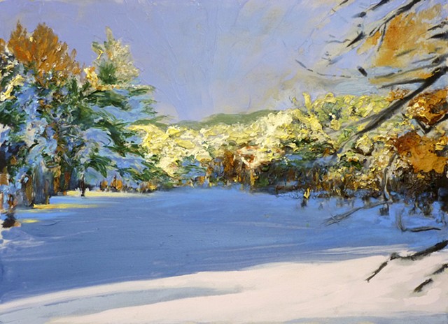 painterly abstract landscape hartley marin dove winter snow 