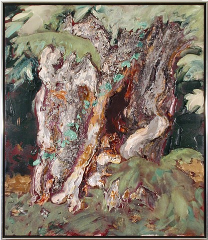 Tree portrait painting acrylic trees