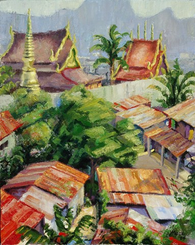 Painted on a trip to Thailand in 2004.