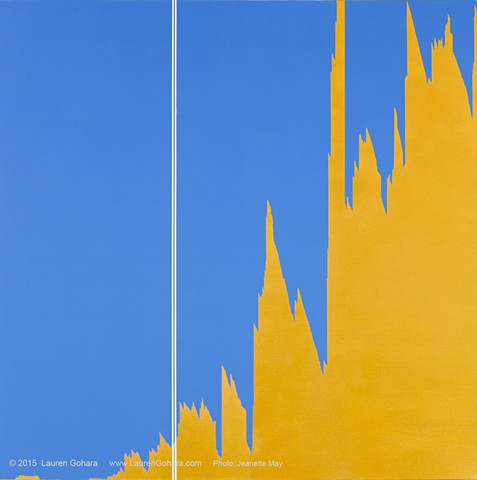 painting, found graphics, abstraction, Clyfford Still, investment banking