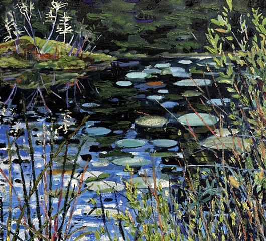 Edge of a Lake. Private Collection