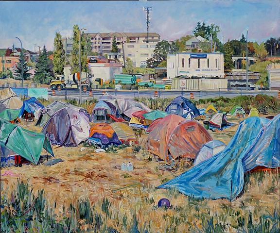 Camp Nemagens.  Collection of the Art Gallery of Greater Victoria