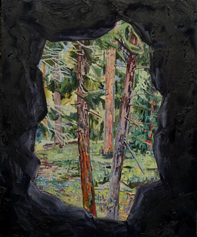 View from a Cave. Private collection