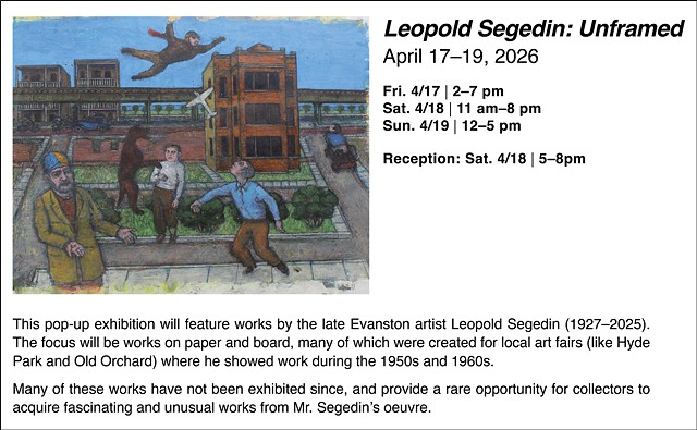 Leopold Segedin: Unframed | April 17–April 19, 2026