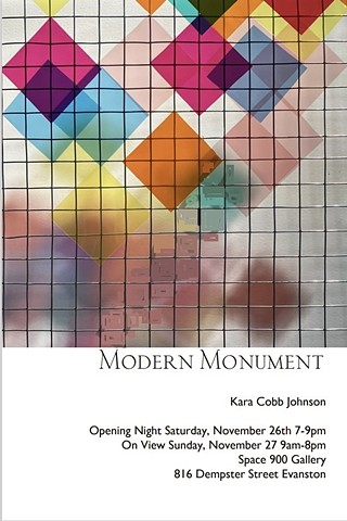 Modern Monument : Kara Cobb Johnson: A Pop Up Installation