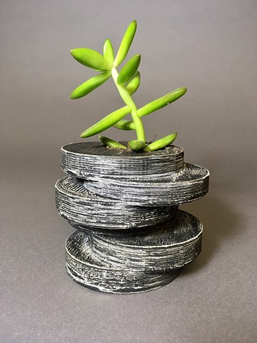 Stacked Succulent Vessel