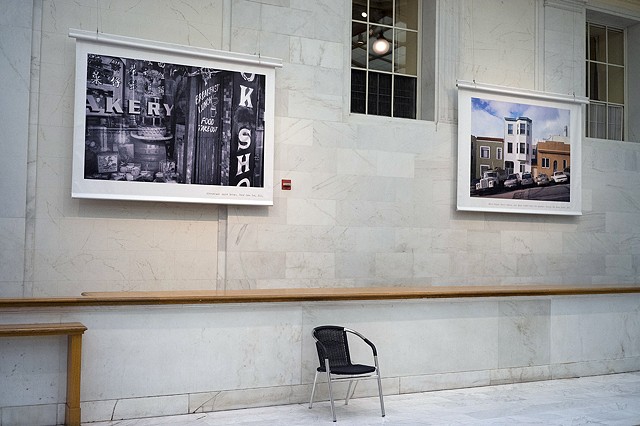 Temporary installation view, "Food Take Out"