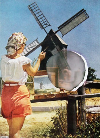 Artist with Windmill