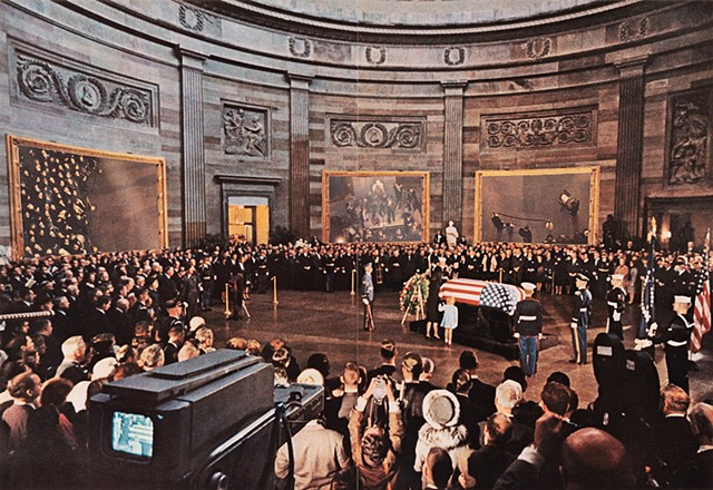 Scene from JFK's Funeral