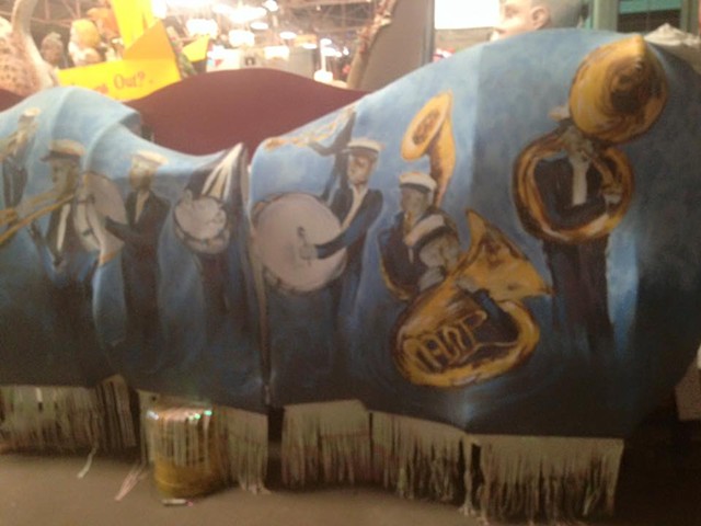 Krewe de Vieux royalty float