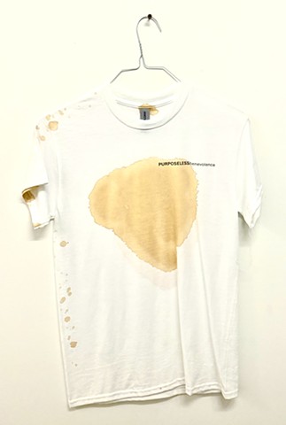 PURPOSLESSbenevolence (coffee stain tee) 