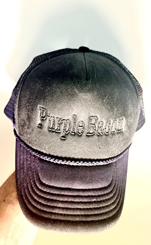 Purple Bacon Adjustable Trucker Hat