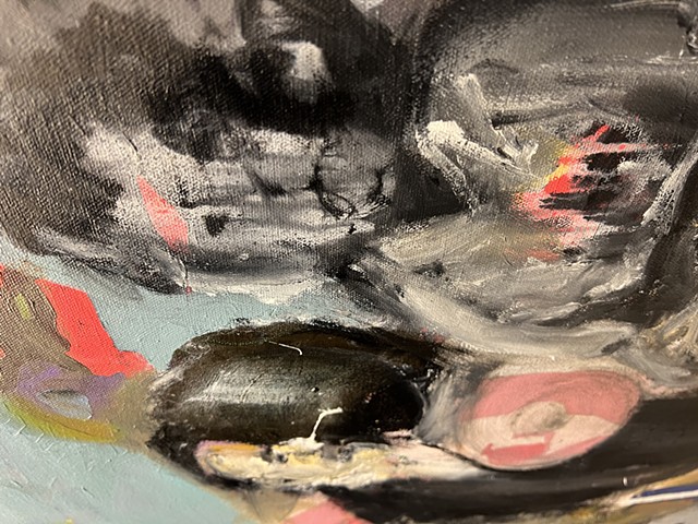 Woman with Horse (detail)