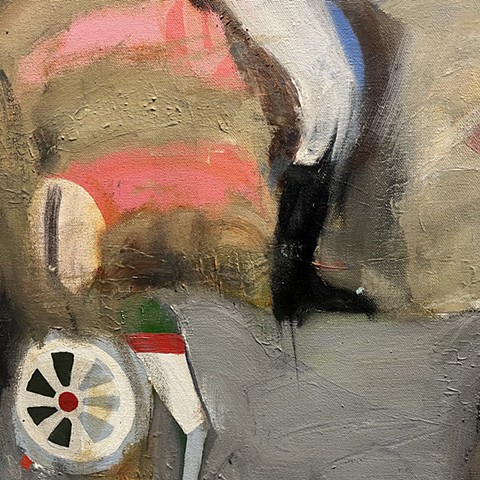 Woman with Horse (detail)