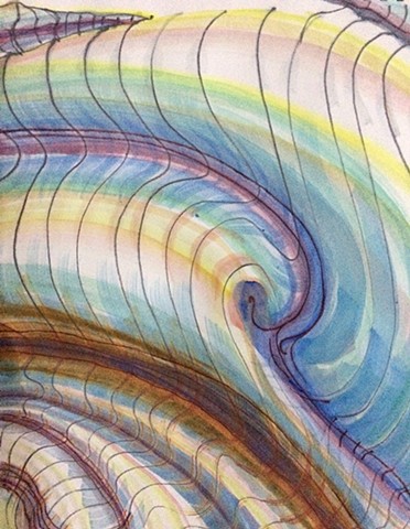 part of a new series of wave paintings