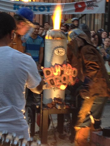 The grand finale at Dumbo Iron, 2013