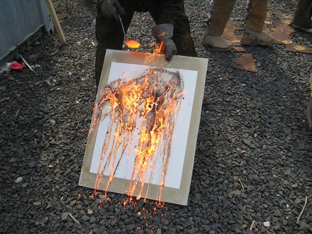 Drawing with fire!
