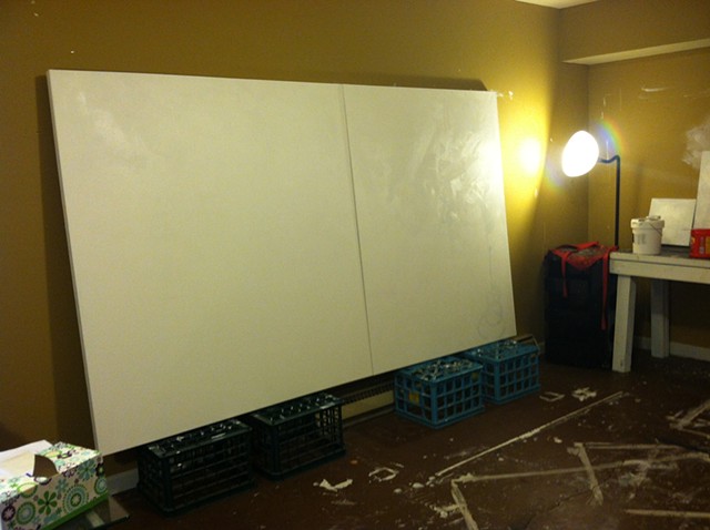 Blank canvas. Most exciting thing in the world.