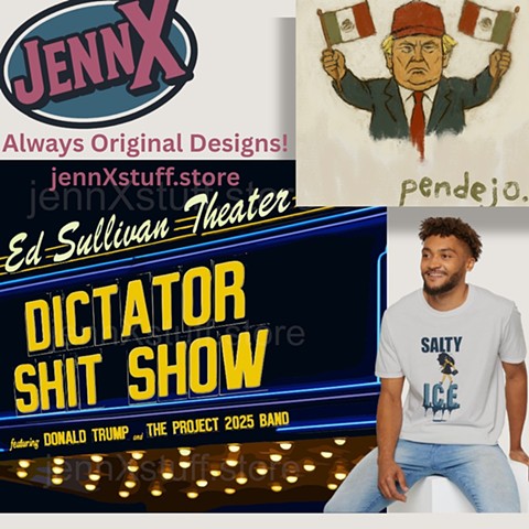 jennXstuff - anti-Trump protest signs, shirts, sweatshirts, mugs, journals, art, and more