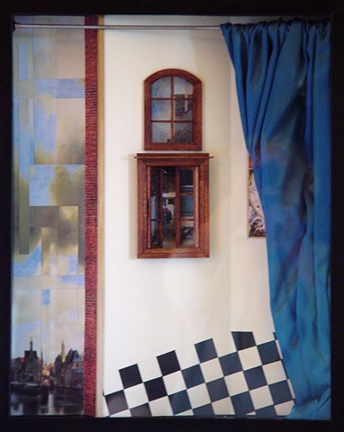 Vermeer Interior with Vermeer Landscape