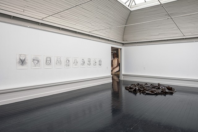 Installation view, "Writings of Bodies" 2019