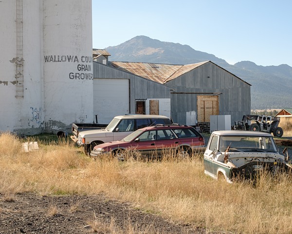 Abandoned Vehicles, Elevator, Joseph, Oregon