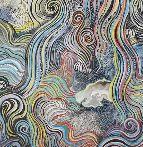 DETAIL-Last Judgment in Blue