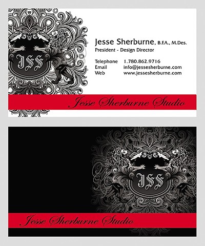 Jesse Sherburne Studio Business Cards