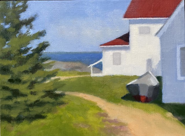 Overlooking the Sea - SOLD