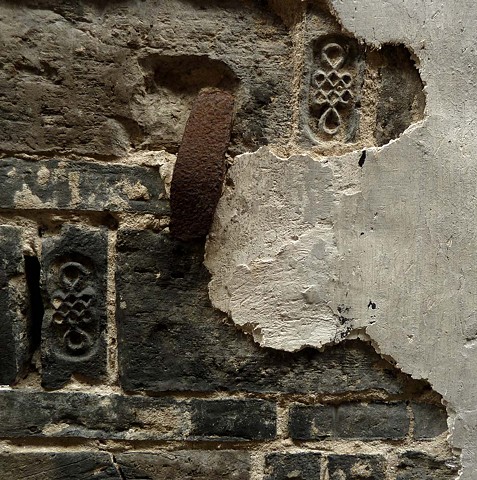 Wall with Hand and Glyphs - China