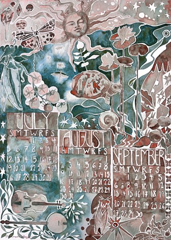 2026 Art Calendar (detail)